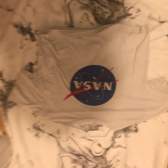 Cut white nasa tee - Picture 6 of 6